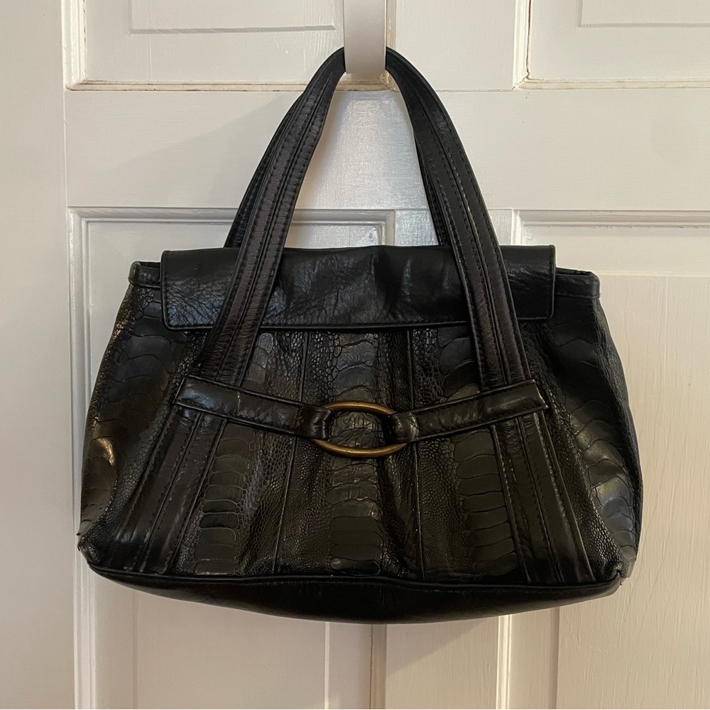 R&Y Augusti black leather bag